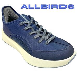 Allbirds Men's Riser Cotton Canvas Everyday Sneakers Hazy Indigo Blue Size 10 M